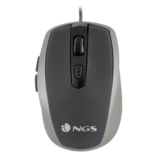 Mouse Optic NGS Wired Mouse 1600 dpi USB Gri