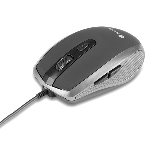 Mouse Optic NGS Wired Mouse 1600 dpi USB Gri