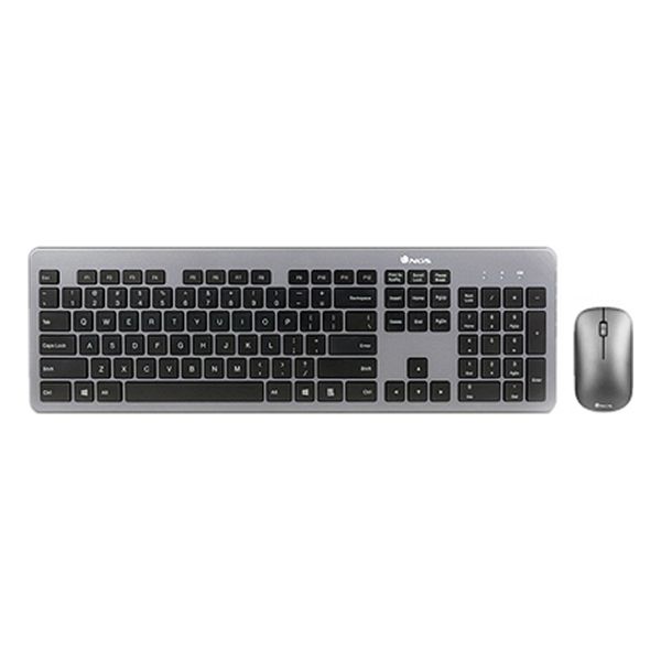 Tastatură și Mouse Fără Fir NGS Matrixkit 1600 dpi Negru