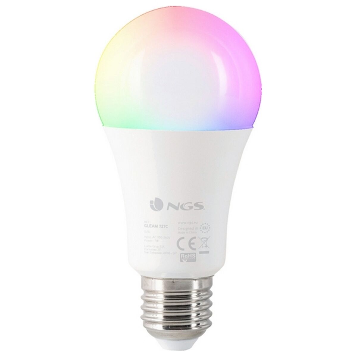 Bec Inteligent NGS Gleam727C RGB LED E27 7W