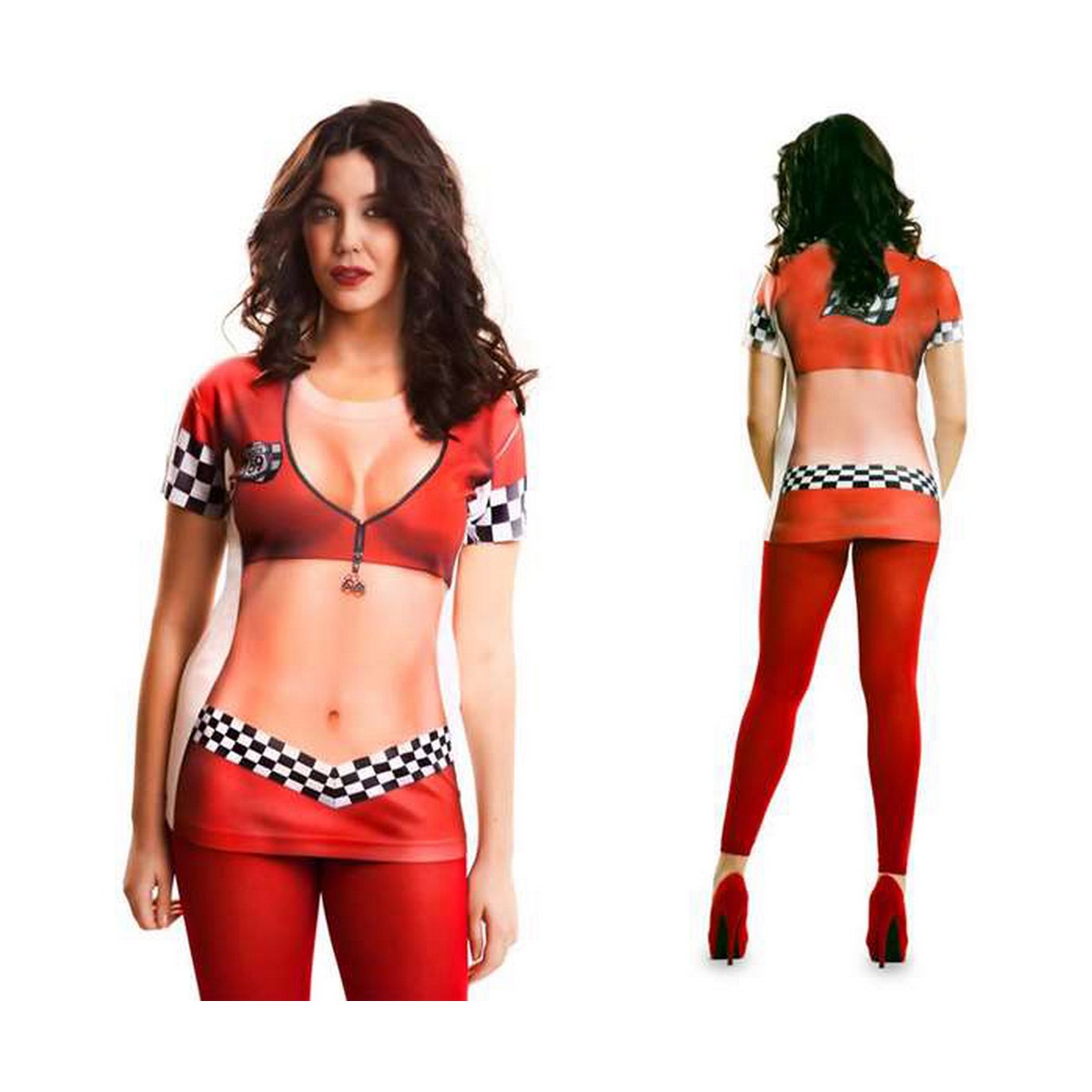Costum Deghizare pentru Adulți My Other Me Racing Fată Sexy - Mărime S