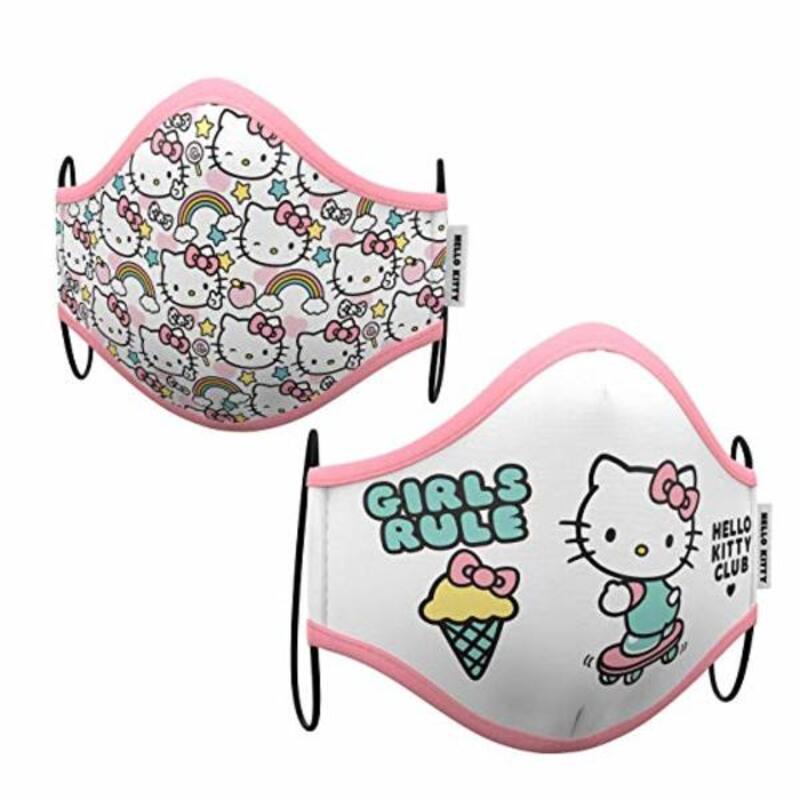 Mască igienică de pânză reutilizabilă Hello Kitty Premium 10-12 Ani