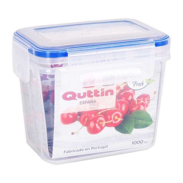 Cutie pentru prânz ermetică Quttin L&F Plastic - Capacitate 1500 ml - 20 x 15 x 8 cm
