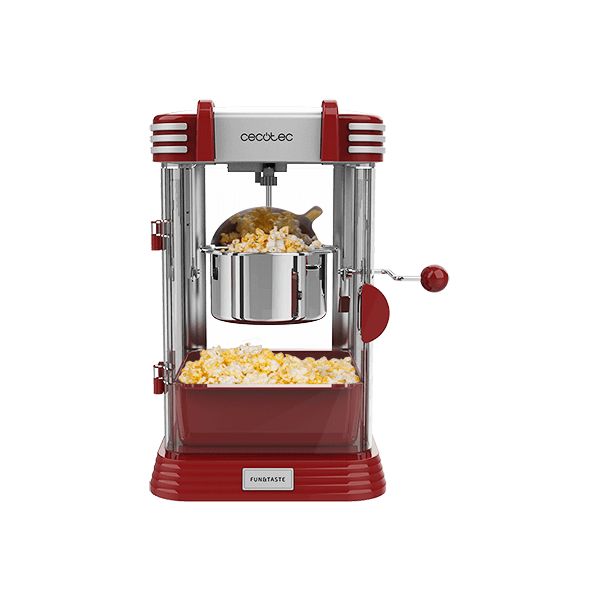 Aparat de făcut Popcorn Cecotec Fun&Taste P´Corn Classic 500 ml 300W Roșu Argintiu