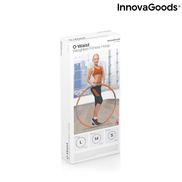 Cerc de fitness acoperit cu spumă, detașabil O-Waist InnovaGoods