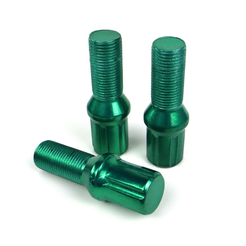 Set Piulițe OMP 27 mm Verde 20 uds M12 x 1,25