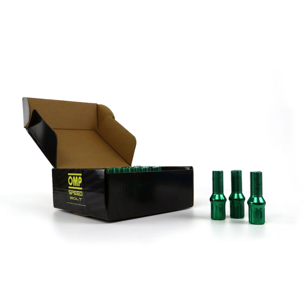 Set Piulițe OMP 27 mm Verde 20 uds M12 x 1,25