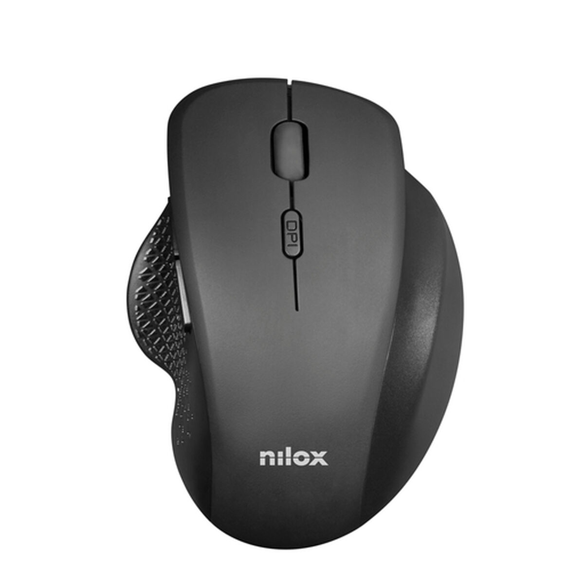 Mouse Nilox Ratón Wireless Ergonómico Negro 3200 DPI
