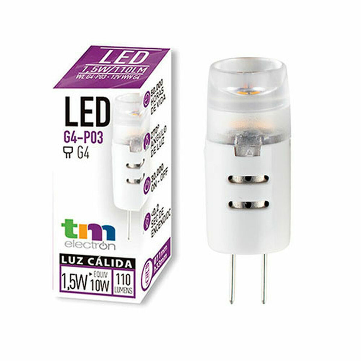 Lampă LED TM Electron 1,5 W (3000 K)