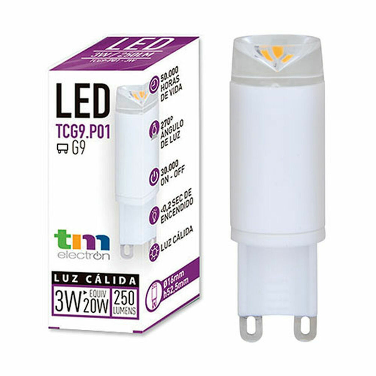 Lampă LED TM Electron 3W (3000 K)
