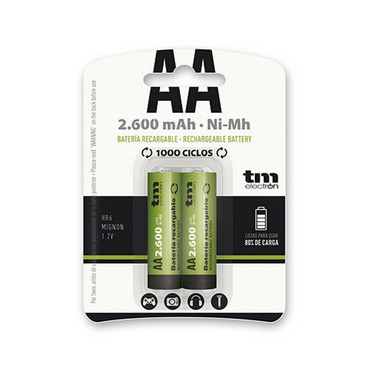 Baterie TM Electron Ni-Mh R6 2600 mAh