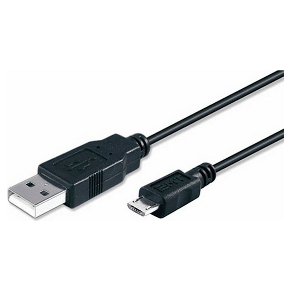 Cablu USB 2.0 A la Micro USB B TM Electron Negru 1,8 m