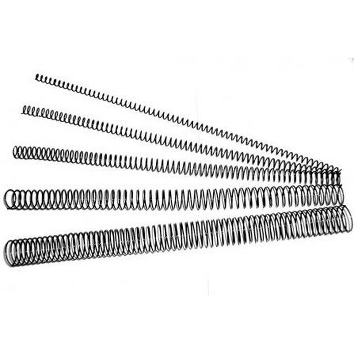 Spirale DHP 100 Unități Negru Metal (Ø 16 mm)