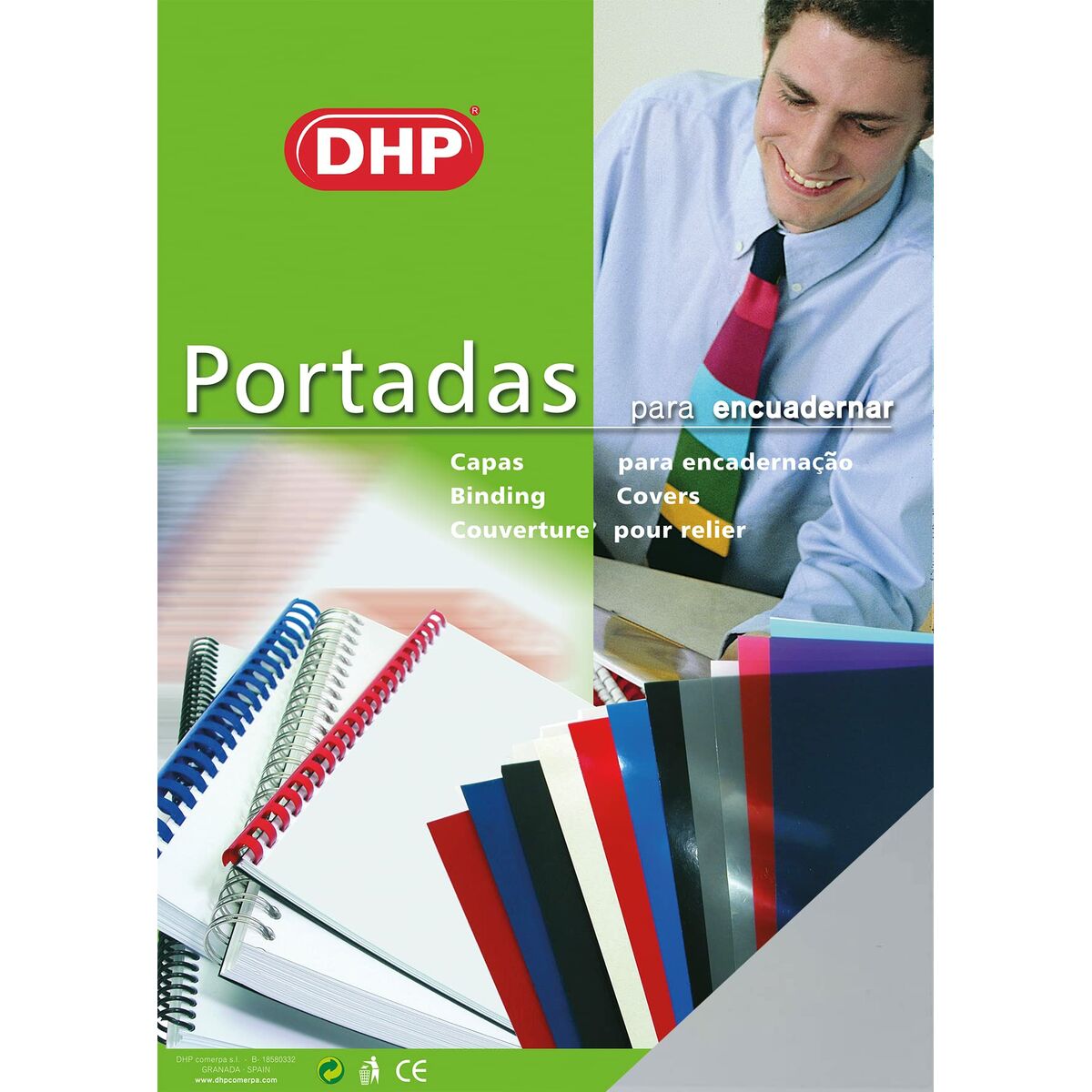 Binding Covers DHP Transparent PVC A4 (100 Unități)