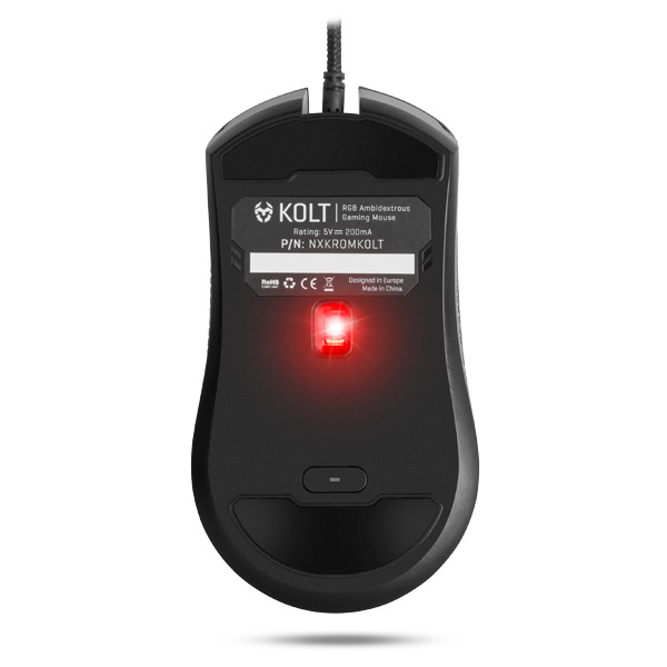 Mouse Gaming cu LED Krom KOLT 4000 DPI Negru