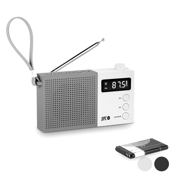 Radio Tranzistor SPC Jetty Max 4578B AM/FM - Culoare Alb