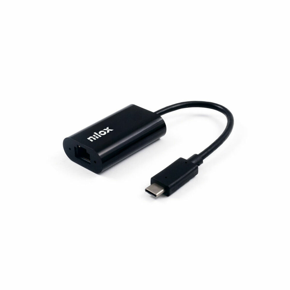 Adaptor de cablu Nilox    USB Ethernet (RJ-45)