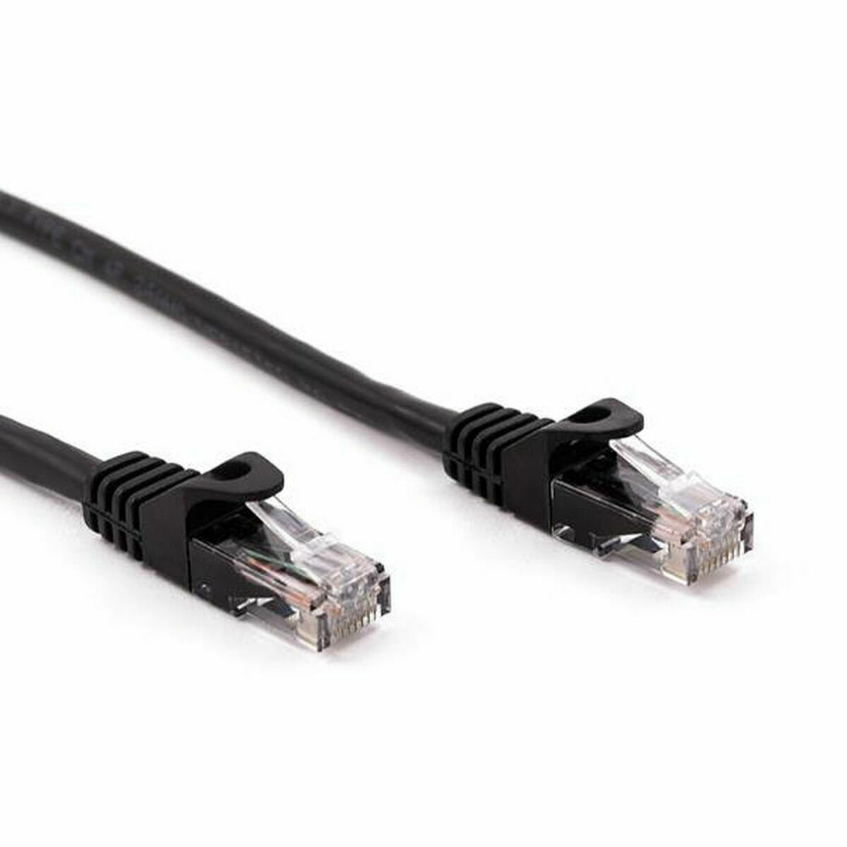 Cablu de Rețea Rigid UTP Categoria 6 Nilox Cable RJ45 CAT.6 de Nilox - 5 metros Negru 5 m