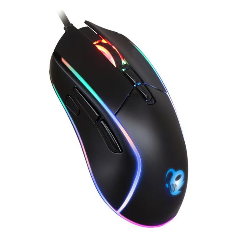 Mouse Gaming cu LED CoolBox DG-MOU019-RGB        RGB 6400 dpi 30 ips Negru