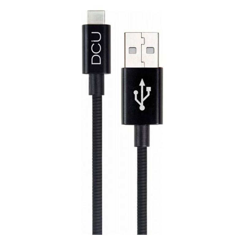 Cablu USB A 2.0 la USB C DCU Negru (1M)