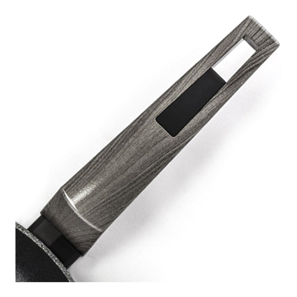 Caserolă cu capac Amercook Negru Aluminiu (Ø 18 cm)