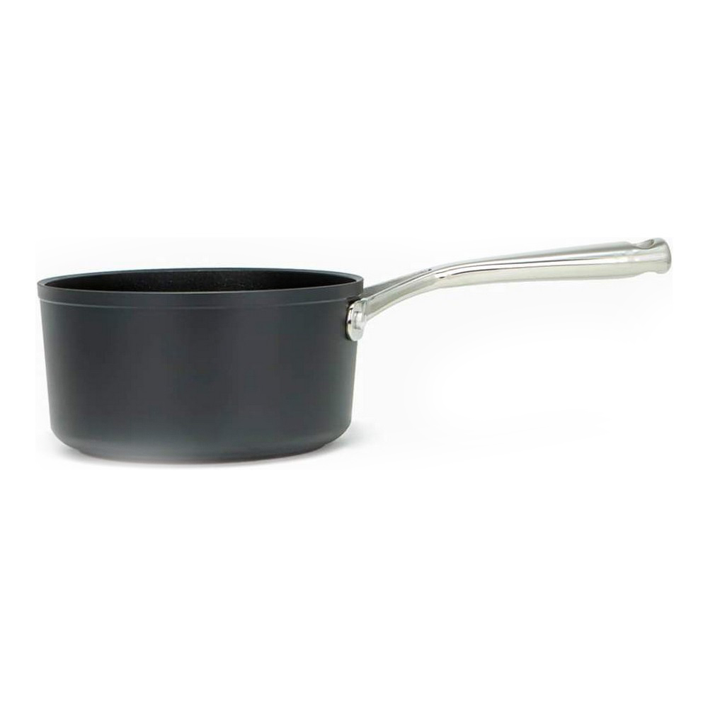 Caserolă cu capac Amercook Negru Teracotă Cuptor Oțel inoxidabil Aluminiu (Ø 18 cm)