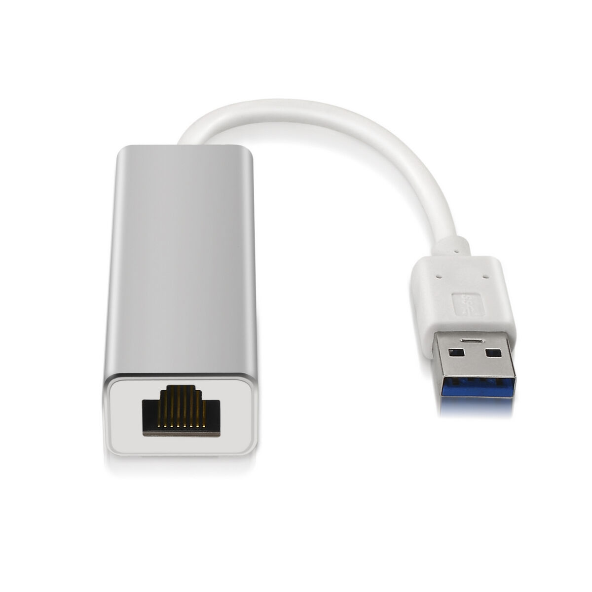 Adaptor USB la Ethernet Aisens A106-0049 Alb 15 cm