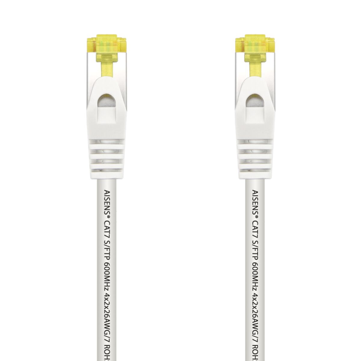 Cablu de Rețea Rigid FTP Categoria 7 Aisens AWG26 2 m Alb