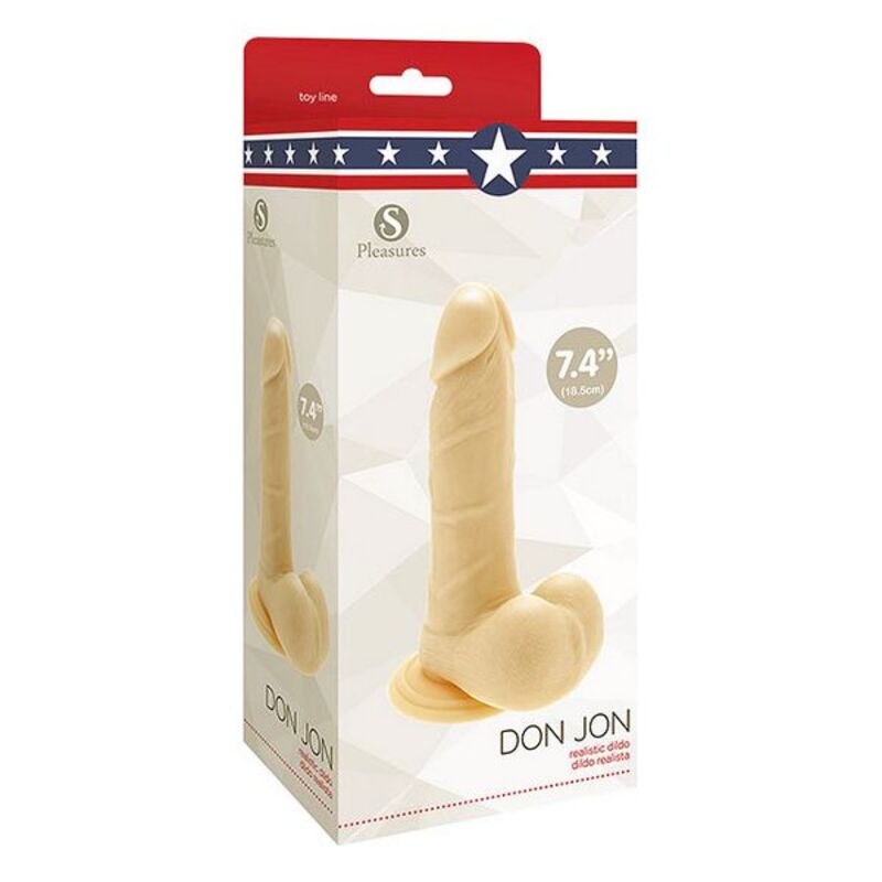 Dildo S Pleasures Don Jon Bej (Ø 4,5 cm)