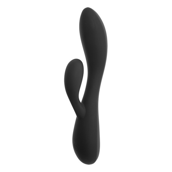 Dual Stimulation Vibrator S Pleasures Negru (11,8 cm)