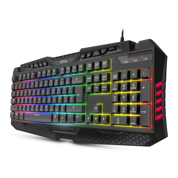 Tastatură Gaming Krom Kyra RGB USB Negru