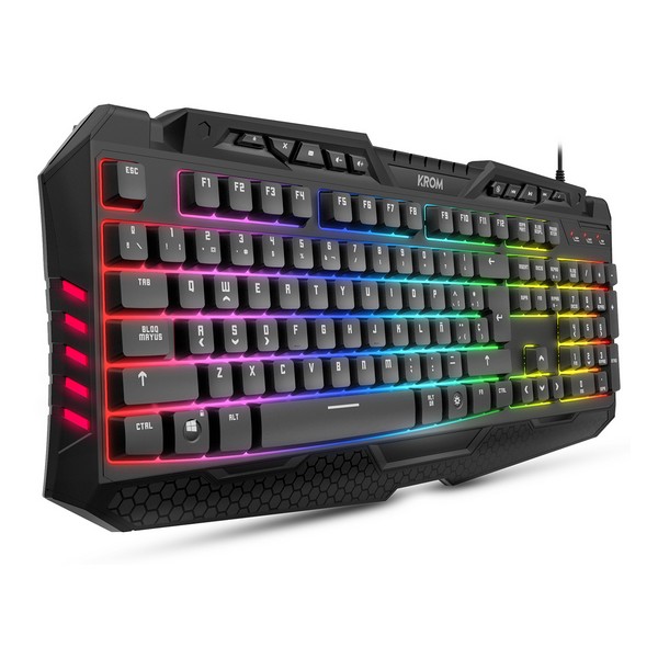 Tastatură Gaming Krom Kyra RGB USB Negru