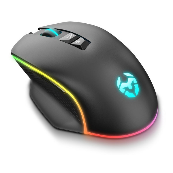 Mouse Gaming cu LED Krom Keos 6400 dpi RGB Negru