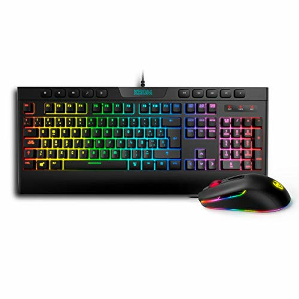Tastatură și Mouse Gaming Krom KALYOS RGB