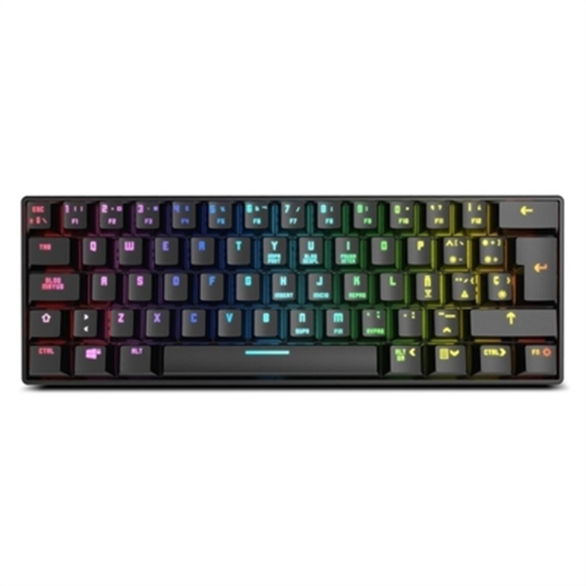 Tastatură Nox Negru RGB