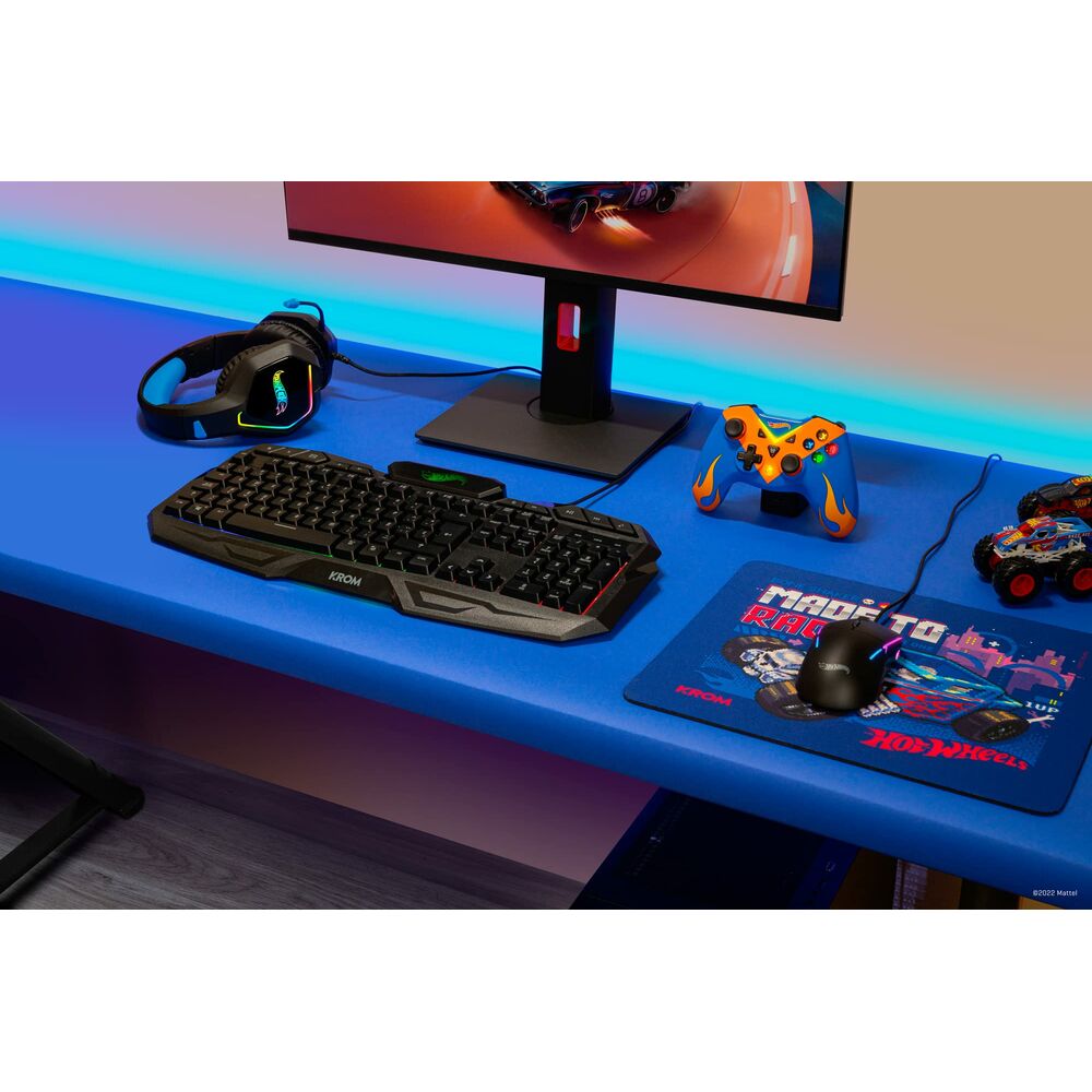 Telecomandă Jocuri Gaming Krom KEY EDICION HOTWHEELS