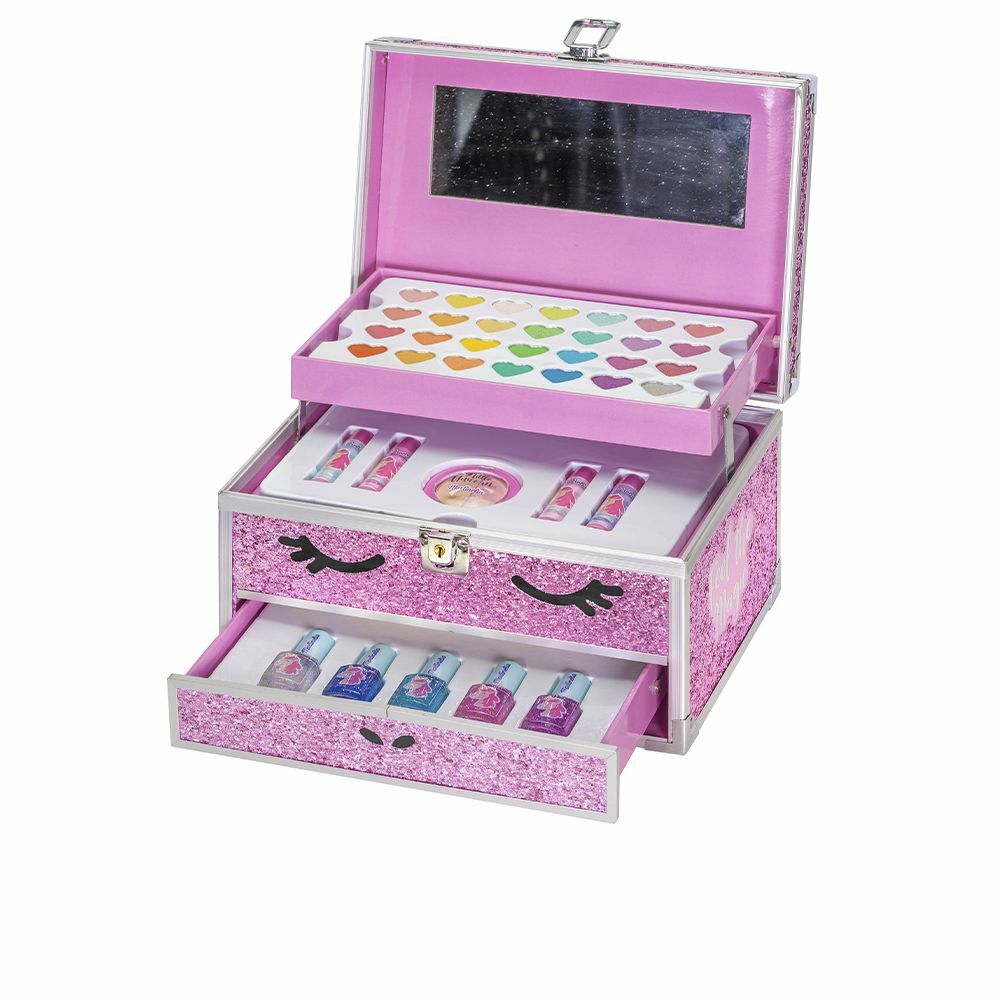 Set de Machiaj pentru Copii Martinelia Big Case Servietă Unicorn (38 pcs)