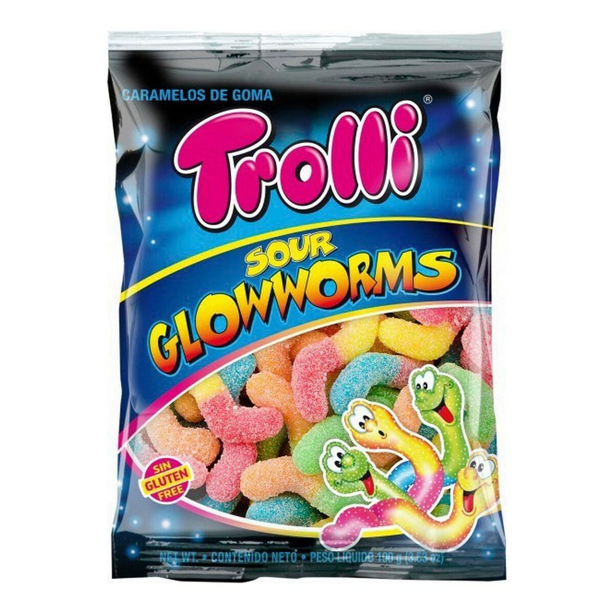 Candies Trolli GlowWorms (100 g)