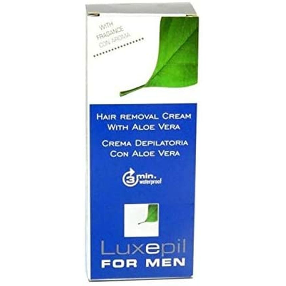 Cremă Epilatoare pentru Corp Luxepil For Men Aloe Vera (150 ml)