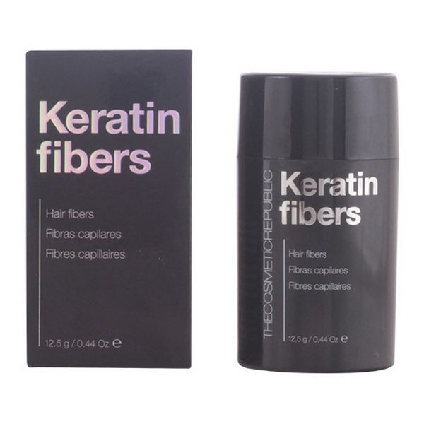 Tratament Anti-cădere Keratin Fibers The Cosmetic Republic - Culoare black - 12,5 g