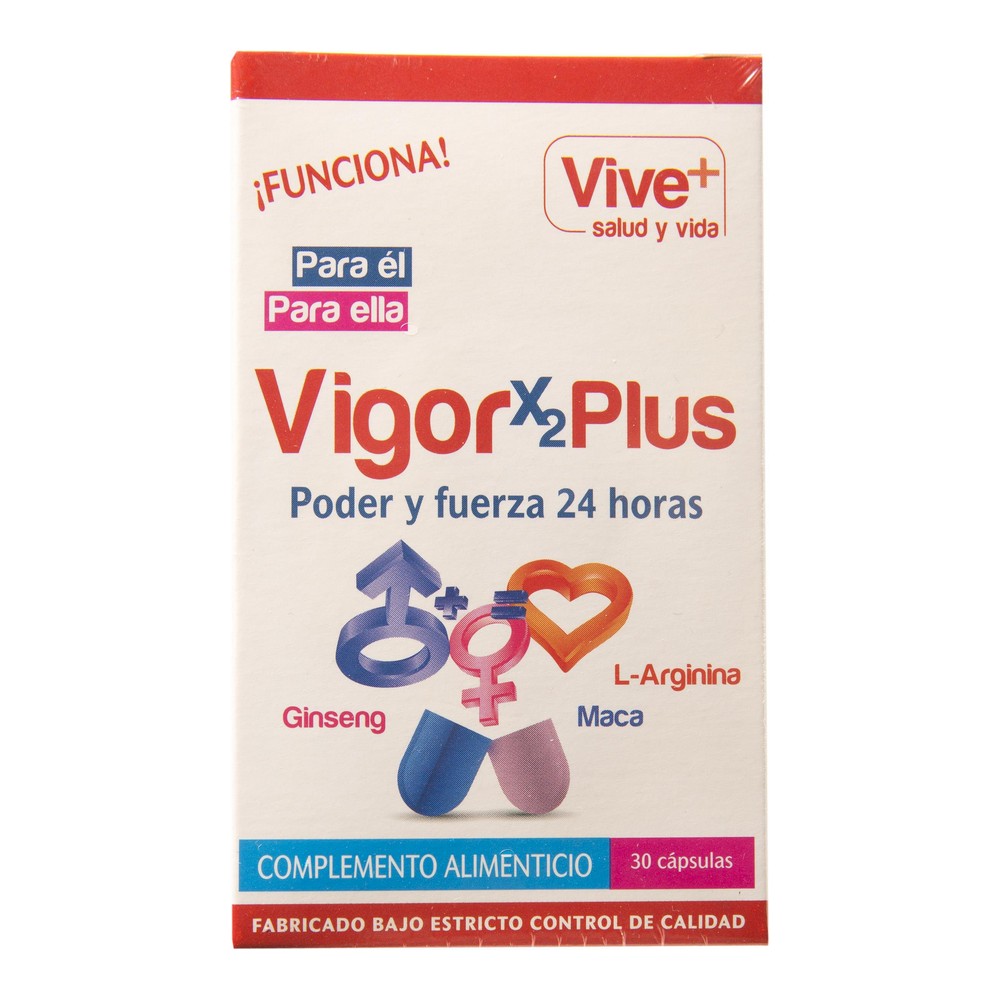 Supliment Alimentar VigorX2Plus Vive+ (30 uds)