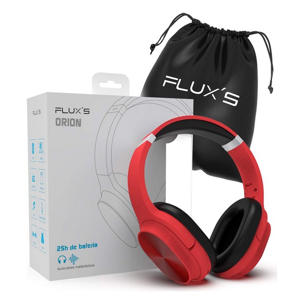 Căști fără Fir Flux's ORION Bluetooth - Culoare Roșu