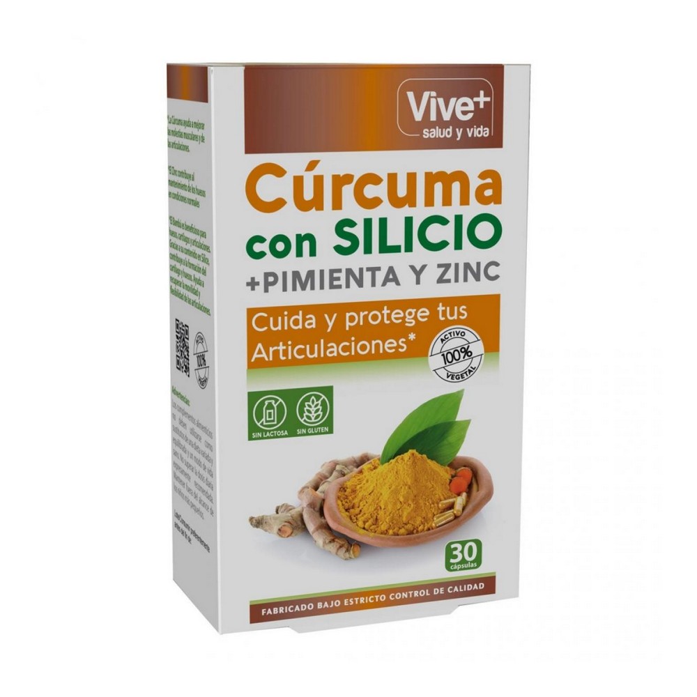 Curcuma Vive+ Piper Zinc Dioxid de siliciu (30 uds)
