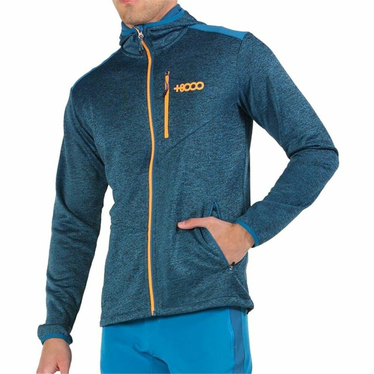 Jachetă Sport de Bărbați mas8000 Savelet Munte Albastru închis - Mărime S