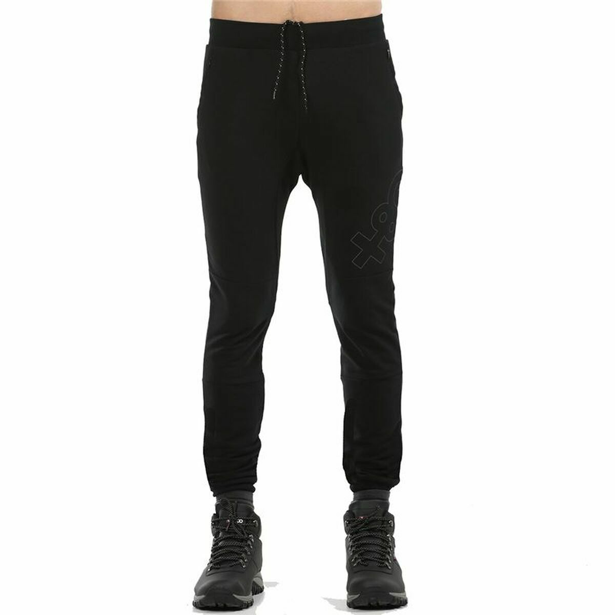 Pantaloni lungi de sport +8000  Lodoso 221 Negru Bărbați - Mărime S
