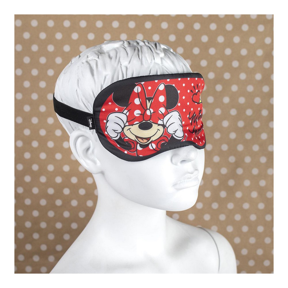 Mască pentru Ochi Minnie Mouse Roșu (18 x 9 x 1 cm)