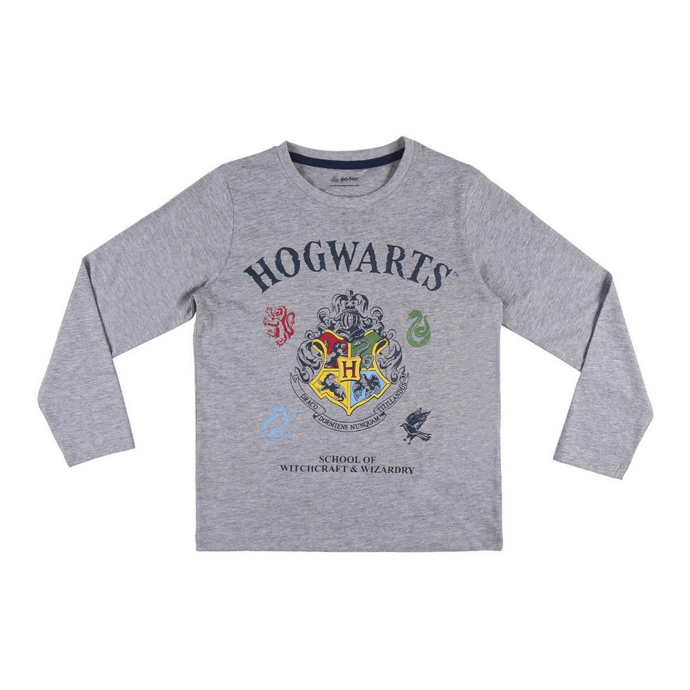 Pijama Infantil Harry Potter Gri - Mărime 8 Ani