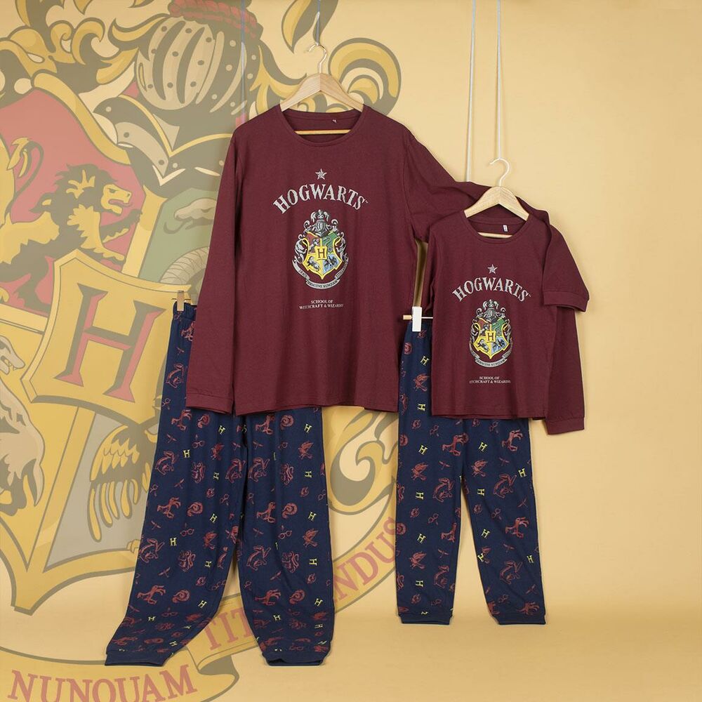 Pijama Harry Potter Bărbați Roșu - Mărime S