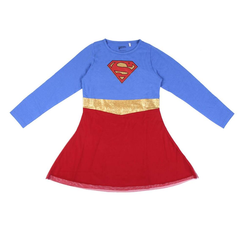 Rochie Superman Albastru Roșu - Mărime 8 Ani