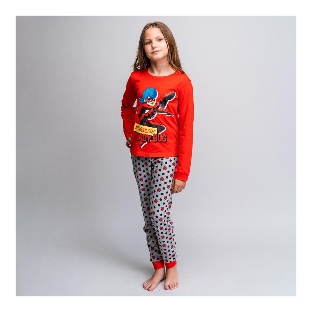 Pijama Infantil Lady Bug Roșu - Mărime 10 Ani